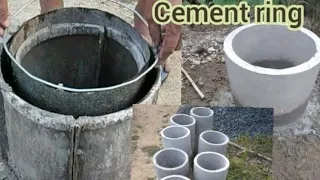 #how to making cement ring #new video #amazing #craft //