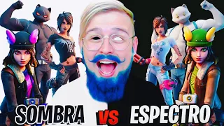 SOMBRA OU ESPECTRO ESCOLHI SKYE, TNTINA E MIÁUSCULO TODOS DE UMA VEZ - FORTNITE