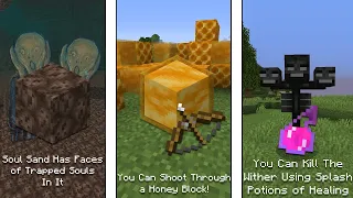 More Things You May Not Know About Minecraft