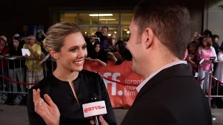 Elizabeth Olsen at the "I Saw the Light" Premiere with Arthur Kade