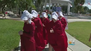 Dozens In Fort Lauderdale Protest Kavanaugh's Confirmation