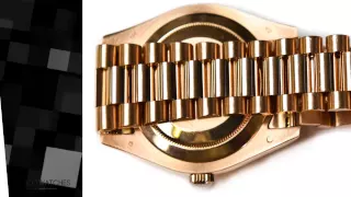 Rolex Day Date II Casual 18k Rose Gold Automatic Watch