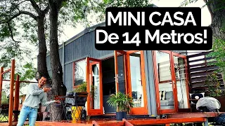 TOUR MINI CASA De 14 M²! Qué OPINAS? 🤔 - MINIMALISMO / Tiny House