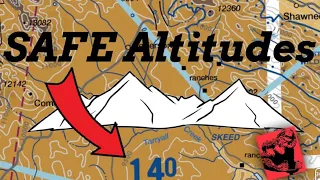 How to Use the VFR sectional to pick SAFE Altitudes. (Private Pilot Ground Lesson 26)
