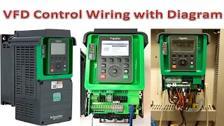 VFD Control Wiring with Diagram | VFD Wiring Diagram | VFD Motor Control Wiring