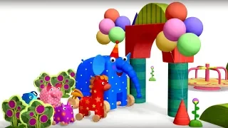 Теремок песенки МУЛЬТ 🐶🐘🐱🐷 Деревяшки - ПАРК 🍦🎈 Детские песенки из мультфильмов