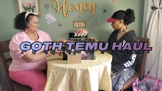 Goth Haul - Temu, part 1, with my daughter ♥️Accessories ♥️