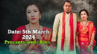 Best Bodo Wedding || Prosanto Weds Rina || Jwngshar Basumatary Official