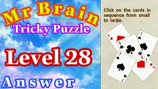 《Mr Brain Level 28》Update Answers Walkthrough Solution 2020 / Cập Nhật Đáp Án Game Mr Brain Level 28