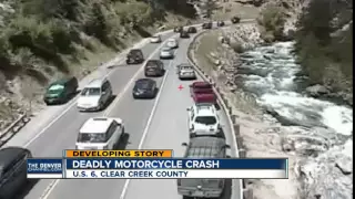 Deadly motorcycle crash on US 6 in Clear Creek Canyon