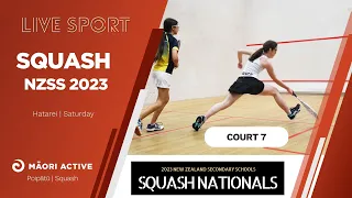 NZSS Squash Championships | All Games Court 7 | 9:00am Start