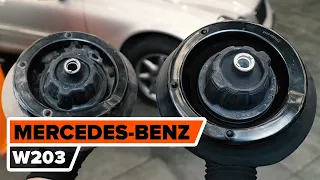 Come sostituire supporto ammortizzatore su MERCEDES-BENZ W203 Classe C [VIDEO TUTORIAL DI AUTODOC]