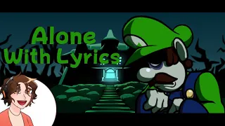 Alone With Lyrics - [ FNF MMV2 COVER ]