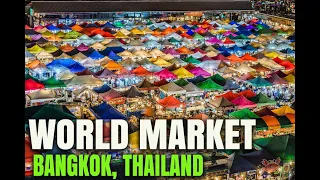 BANGKOK BIGGEST STREET FOOD MARKET - THE WORLD MARKET | BEST STREET FOOD MARKET IN BANGKOK, THAILAND