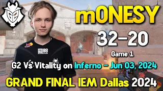 m0NESY 32-20 on Inferno | G2 Vs Vitality Map 1 | Grand Final IEM Dallas 2024 | Jun 03, 2024