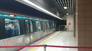 [Istanbul] 튀르키예 광역철도 Marmaray Yenikapı 역 진입 영상