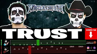 【MEGADETH】[ Trust ] cover by Dotti Brothers | GUITAR/BASS LESSON