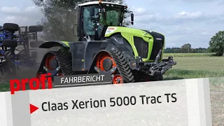 Auf Samtpfoten: Claas Xerion 5000 Trac TS | profi #Fahrbericht