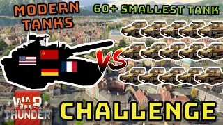 60+ SMALLEST TANK VS MODERN TANKS OF DIFFERENT COUNTRIES - WAR THUNDER