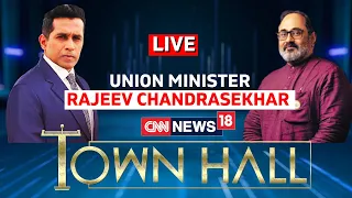 Union Minister Rajeev Chandrasekhar Exclusive Interview On News18 Townhall | News18 Live