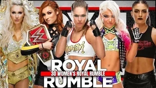 WWE ROYAL RUMBLE 2020 ! WOMENS ROYAL RUMBLE 2020 ! WWE 2K20 GAMEPLAY