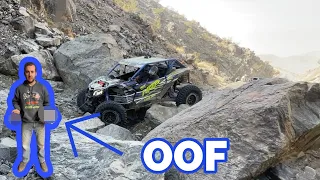 Prerunning King of the Hammers ROCK COURSE in a STOCK Can-Am Maverick X3. Will It Survive??