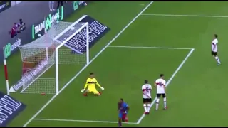 Memphis scored his second goal for Barcelona. VfB Stuttgart vs FC Barcelona 0:1 goal highlights