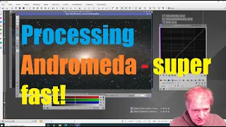 Processing in Pixinsight of Andromeda as fast as I can!