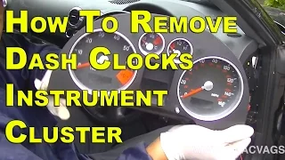 Audi TT Dash Clock Instrument Cluster Removal .......... SIMPLE EASY STEPS