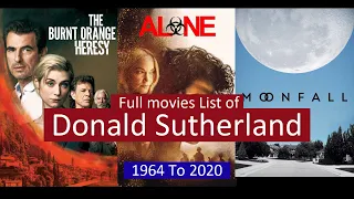 Donald Sutherland Full Movies List | All Movies of Donald Sutherland