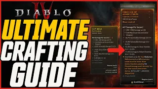 CRAFT GOD ROLLS! Diablo 4 Ultimate Crafting Guide (& Mistakes to Avoid) // Diablo 4 Beta