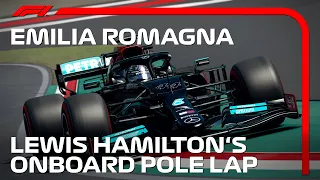 👉Lewis Hamilton's Onboard Pole Lap | 2021 Emilia Romagna Grand Prix | 1:14.433