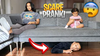 THEY DIDN'T KNOW I WAS HOME! *SCARE PRANK*