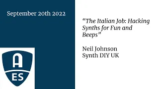 The Italian Job: Hacking Synths for Fun and Beeps