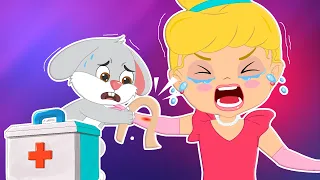 Boo Boo Song | Princess Got Hurt Song | Nursery Rhymes for Kids | Princess Playtime 🌈 🦄