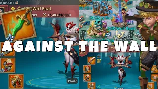 WOLVES BACKED AGAINST THE WALL IN KVK!! - XIX 4 WAY CRAZY KVK ACTION! FT BAZIL - Lords Mobile