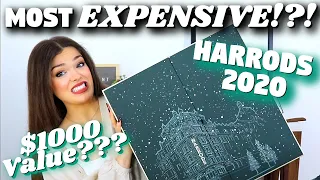 I Spent $375 on a Luxury Beauty Advent Calendar | Harrods of London 2020 Advent Calendar Unboxing