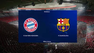 Bayern Munich vs Barcelona | Allianz Arena | 2022-23 UEFA Champions League | PES 2021