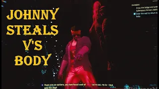 Johnny completely takes over the body - Cyberpunk 2077