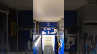 Everton FC Goodison Park Players Tunnel Walkthrough