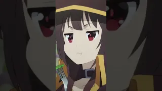 Megumin eats something #anime #cute #konosuba #megumin #animegirl #kazuma #shorts #animeshorts