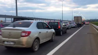 Первый проезд по Крымскому мосту. Впечатлений масса!