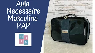 PAP Necessaire Masculina - com compartimento duplo!!! Presente do dia dos Namorados