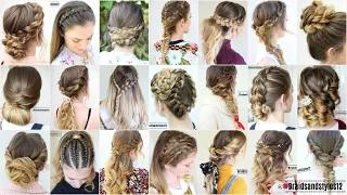 60 Hairstyle Ideas in 2 Minutes | Hairstyles from 2018 | Braidsandstyles12