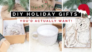 DIY CHRISTMAS GIFT IDEAS | HOLIDAY GIFTS YOU ACTUALLY WANT! AFFORDABLE AND EASY TO MAKE 2020