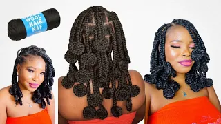 😳 I Made This Style With BRAZILAN WOOL | TikTok Trending Hairstyle | Koroba Inspired Braids