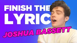 Joshua Bassett Covers Olivia Rodrigo, Shawn Mendes & More | Finish The Lyric | Capital