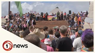 Counter-protest becomes 'party' after Posie Parker leaves NZ