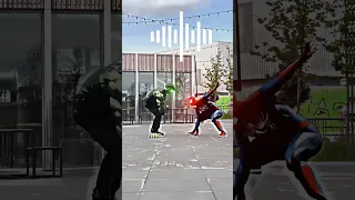 Who Will Win?😱😈🤔| Spider Man VS Hulk🤯😈| Tuzelity Dance😎| Shuffle Dance🤩  #viral #shorts #trending