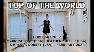 [ Top of the World ] Linedance demo Intermediate #Sarahchoi #Linedance